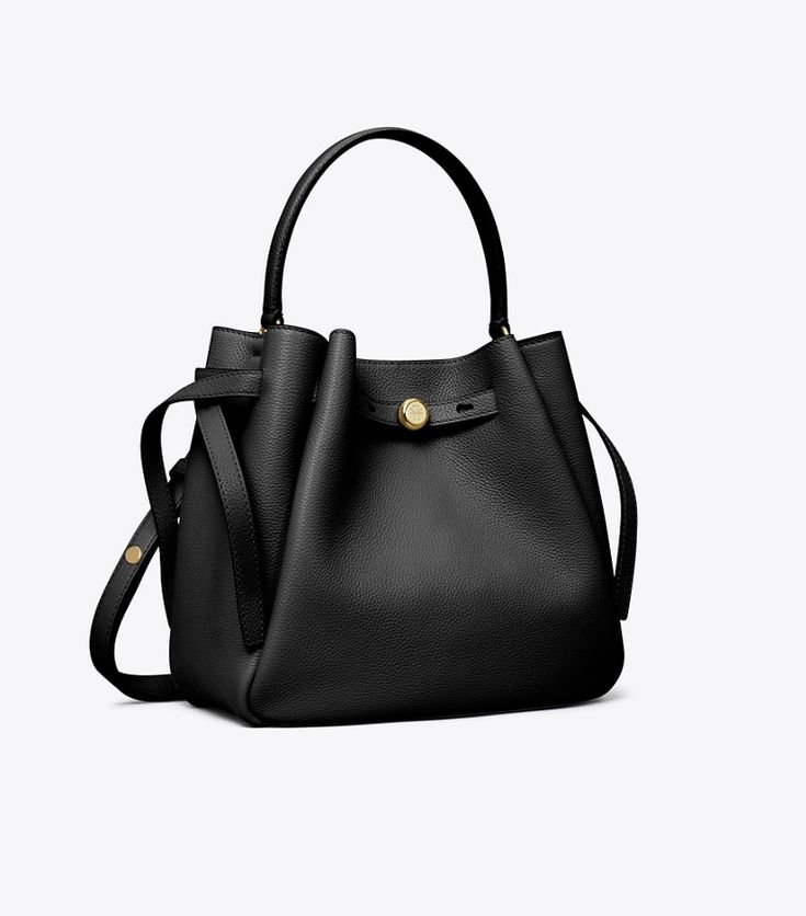 Borsa a secchiello nera